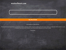 Tablet Screenshot of masterofmusic.com